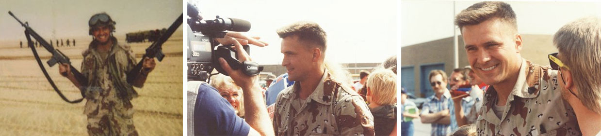 Bret Stout Returns from War